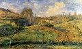 3月 太陽ポントワーズ 1875年 カミーユ・ピサロ 風景